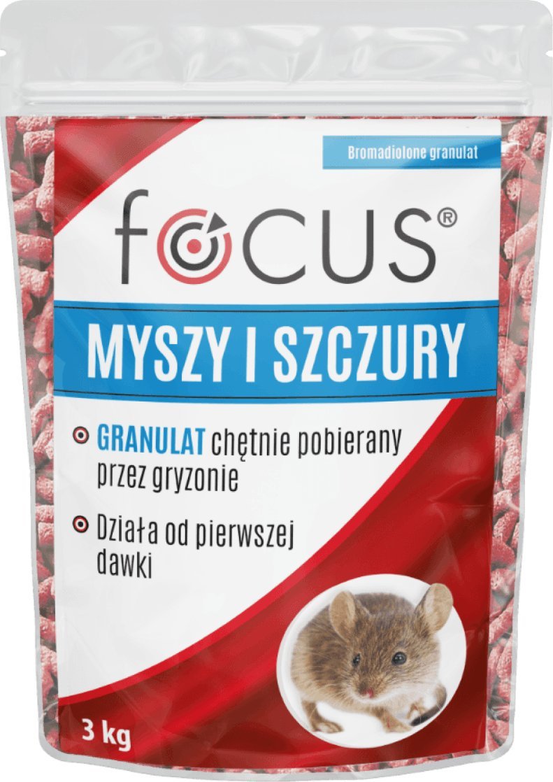 Focus Trutka na myszy szczury granulat 3kg