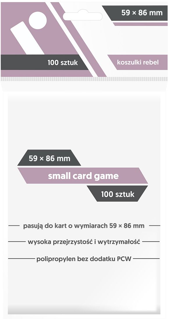 Rebel Koszulki Small Card Game 59x86 (100sztuk)
