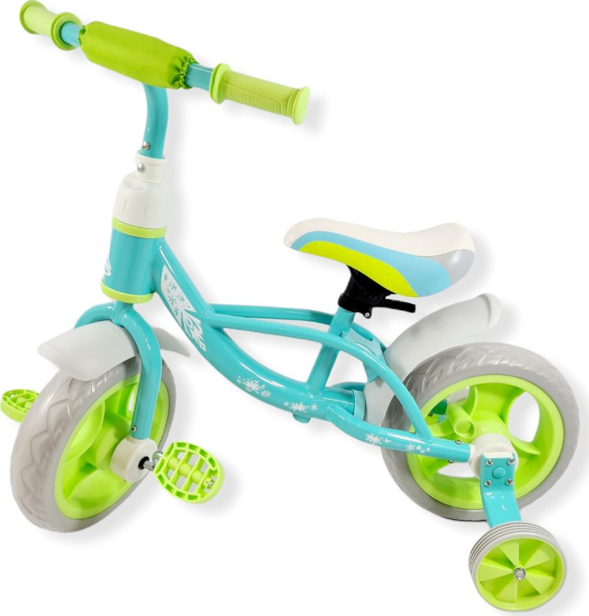 Rowerek biegowy BLUBELL pedały koła pomocnicze 2 w 1 Blubell niebieski
