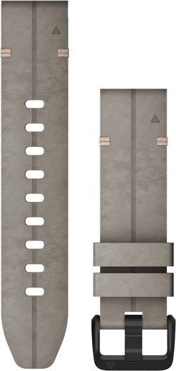 Garmin Pasek zamszowy na nadgarstek QuickFit 20 (ilasty / czarna sprzączka) (010-12876-00)