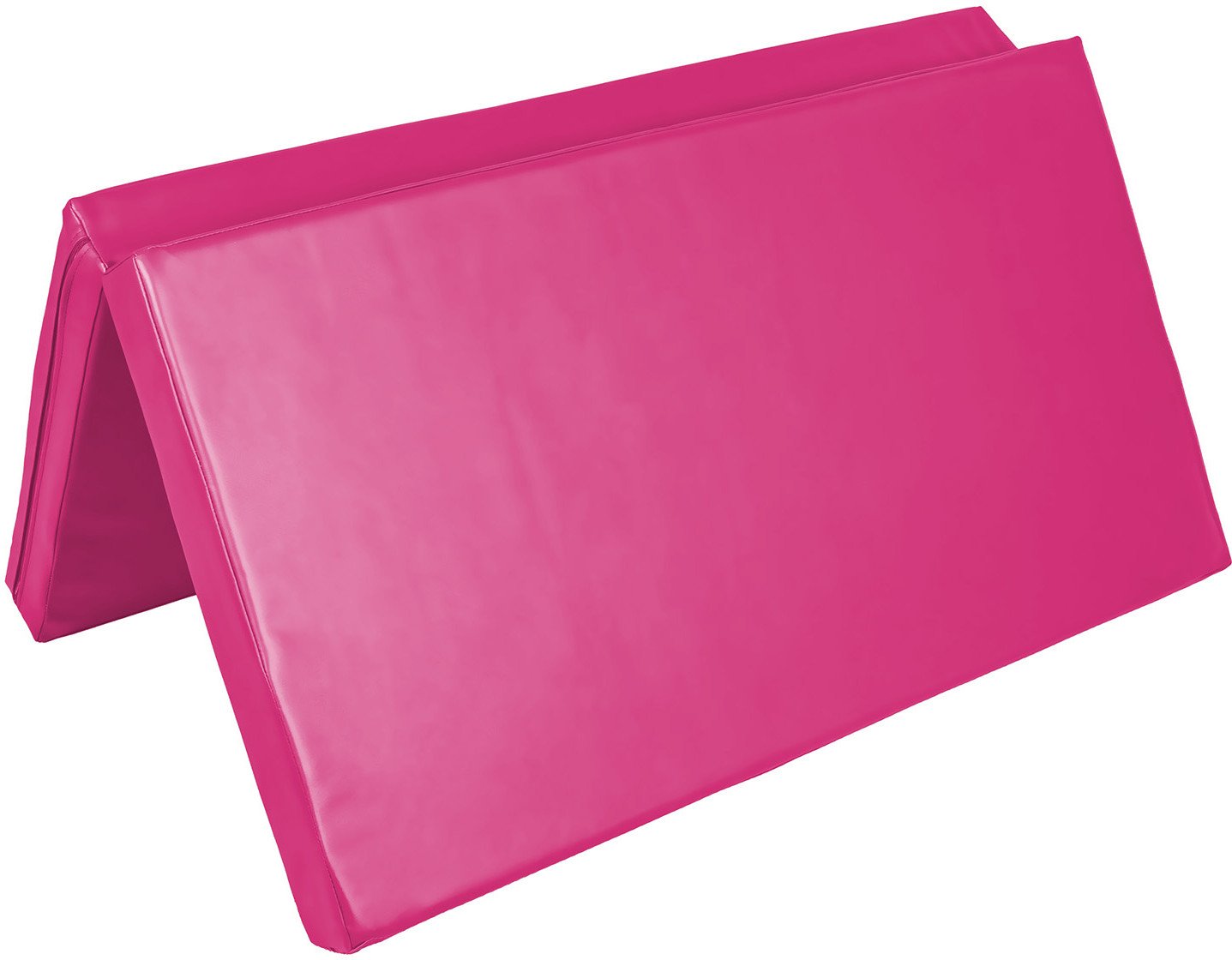 Materac dwuczęściowy z rzepami UNDERFIT 130 x 120 x 10 cm miękki różowy