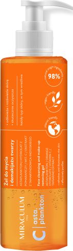 Miraculum Żel do mycia i demakijażu twarzy Asta plankton C 200 ml