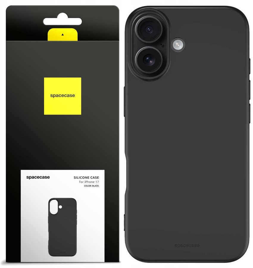 Spacecase Etui Silicone Case 3.0 iPhone 17 black standard
