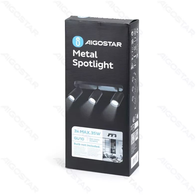 2-drożny metalowy reflektor z regulacją kąta