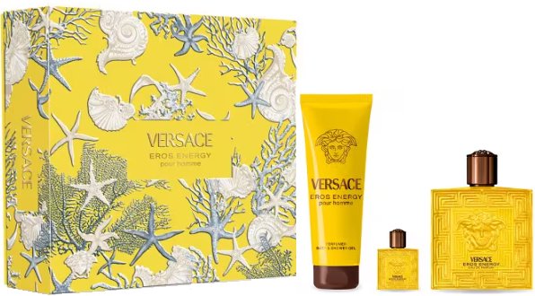 VERSACE Eros Energy EDP 100ml + żel pod prysznic 150ml + EDP 5ml