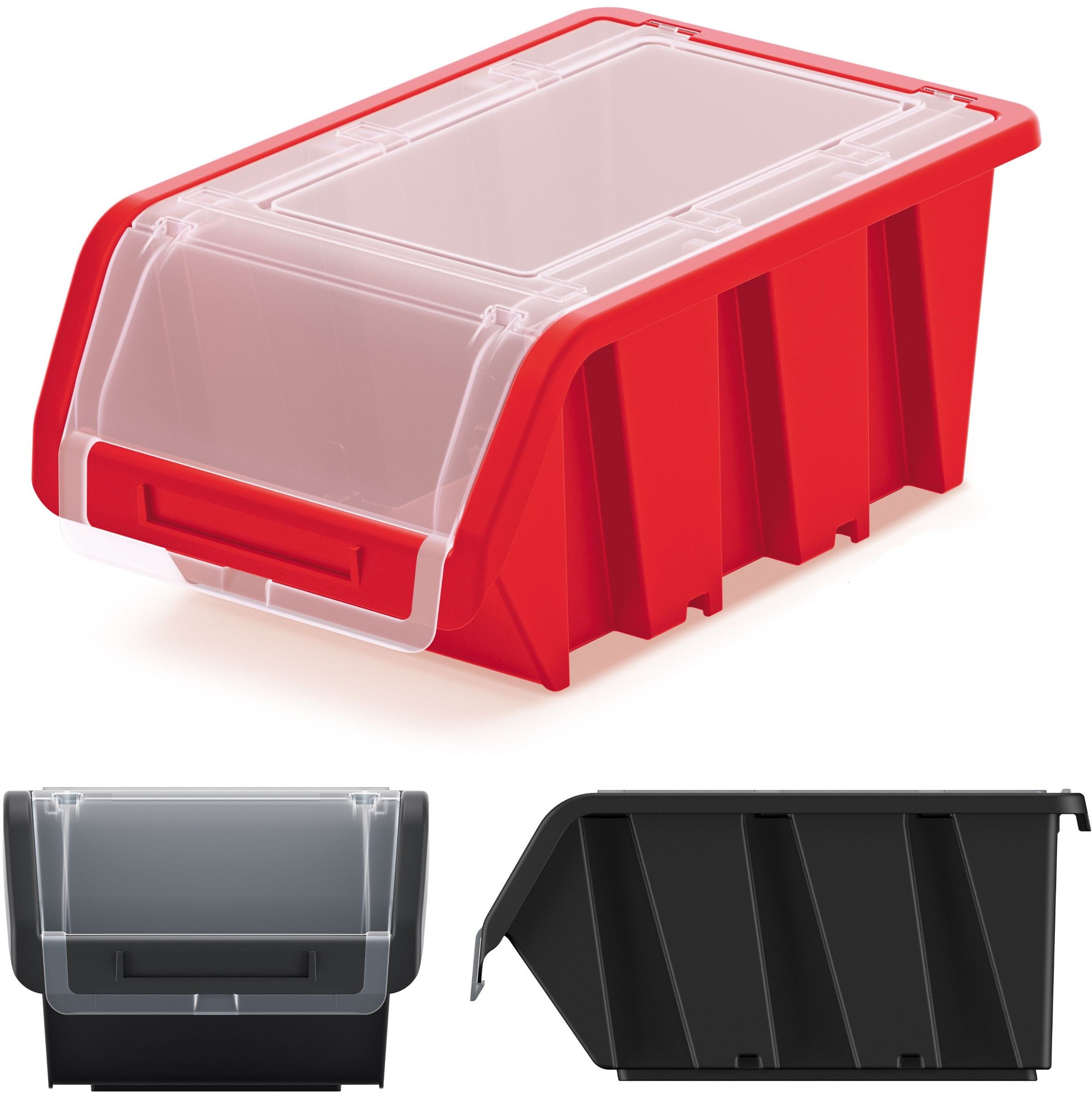 Pojemnik magazynowy KTR20F Kuweta warsztatowa z przykrywką