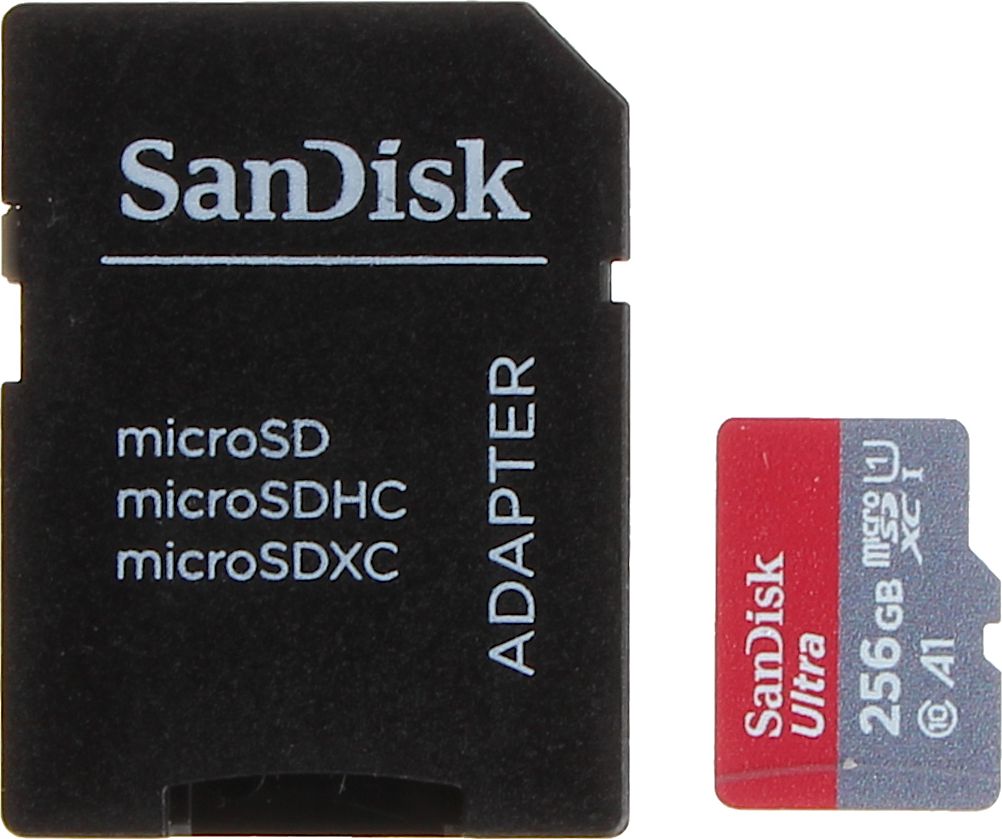Karta SanDisk Ultra MicroSDXC 256 GB Class 10 UHS-I/U1 A1 (SD-MICRO-10/256-SAND)
