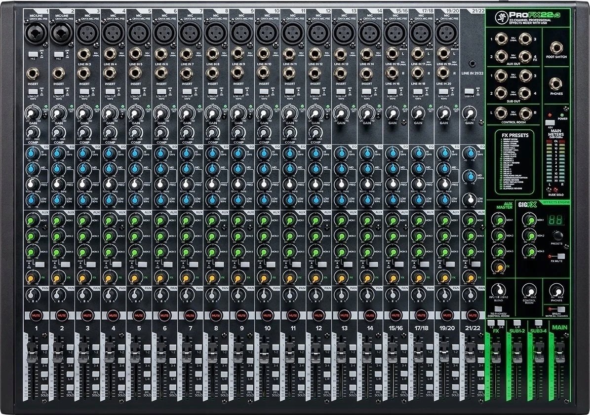Mackie ProFX22v3 - Analogowy mikser z USB