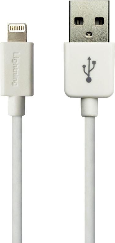 Kabel USB Sandberg USB-A - Lightning 1 m Biały (440-75)