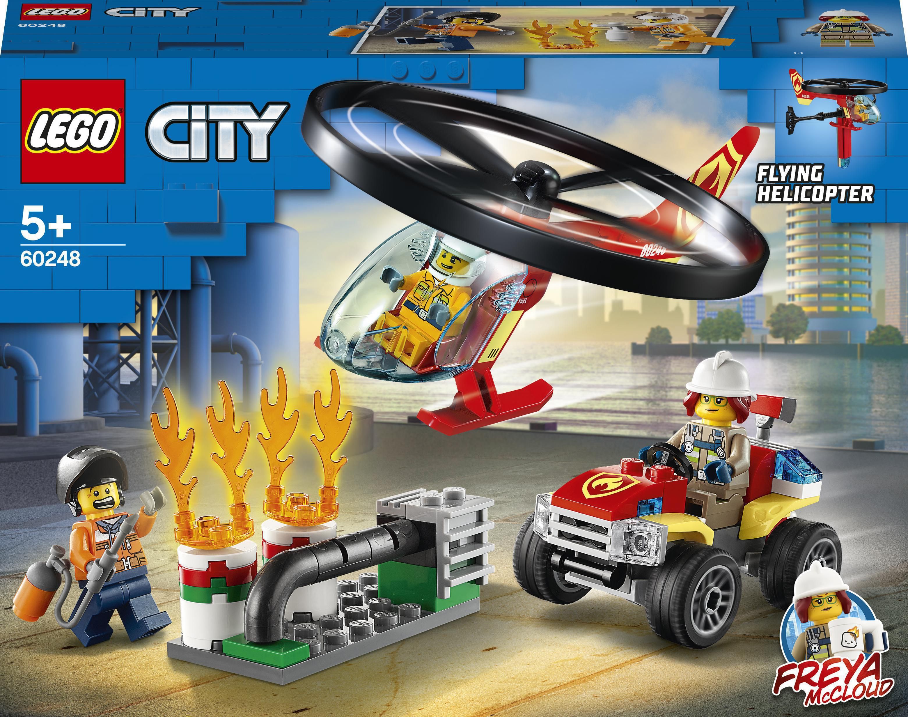 LEGO City Helikopter strażacki leci na ratunek (60248)