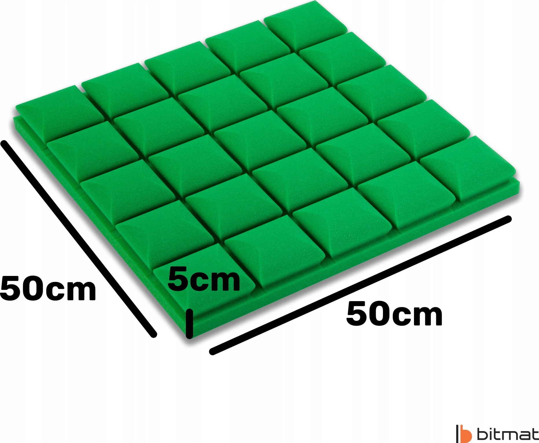 Pianka gąbka panel akustyczny dekoracja ścienna kaseton echo pogłos pokoju