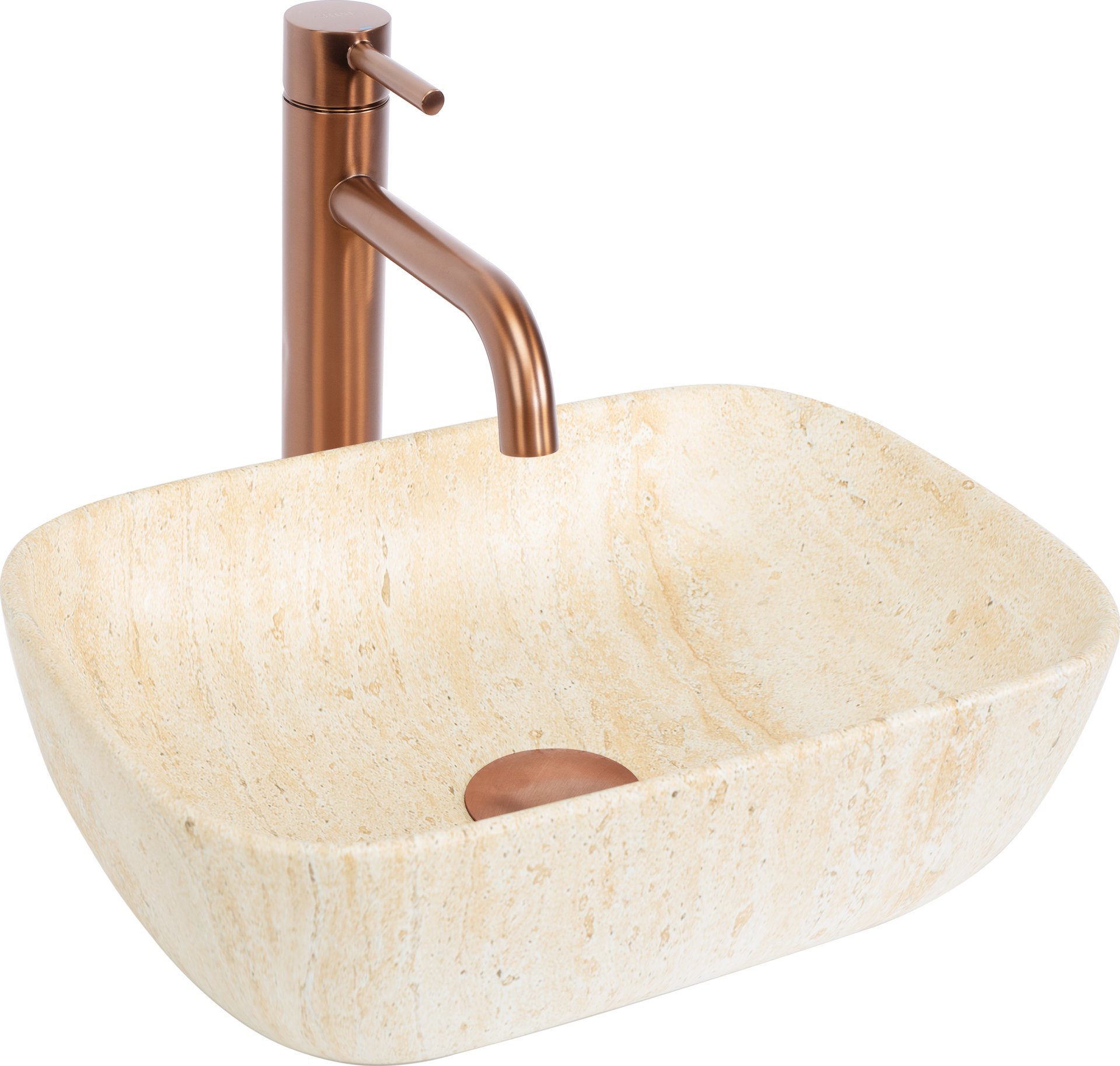 UMYWALKA NABLATOWA BELINDA MINI TRAVERTINE MATT