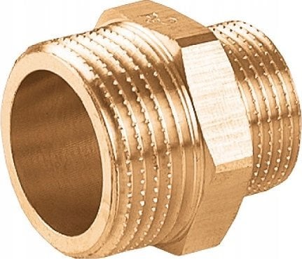 Perfexim Nypel redukcyjny wzmocniony mosiądz 3/4x1/2" PHA-307 G3/4xG1/2 ZZ PN16 [20/500]