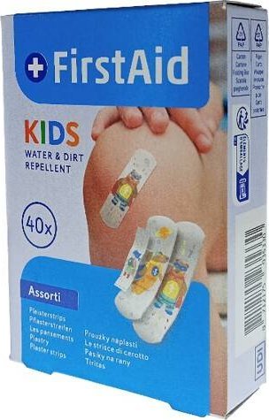 Act Plastry Opatrunkowe wodoodporne Pierwsza Pomoc Kids