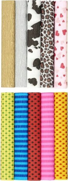 Top 2000 Bibuła wzorzysta TOP-2000 Creatinio zestaw 10 rolek [0|0]