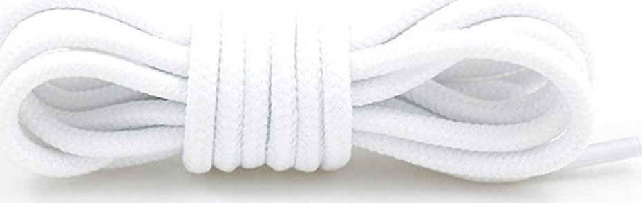 kufer-pasmanteria.pl Sznurowadła okrągłe 180 cm Białe