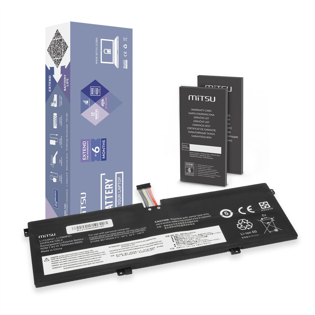 Bateria L17C4PH1 do Lenovo Yoga C930-13IKB