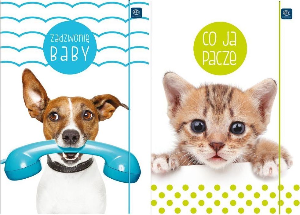 Interdruk Teczka z gumką A4+ LUX UV Puppy Sign (10szt)