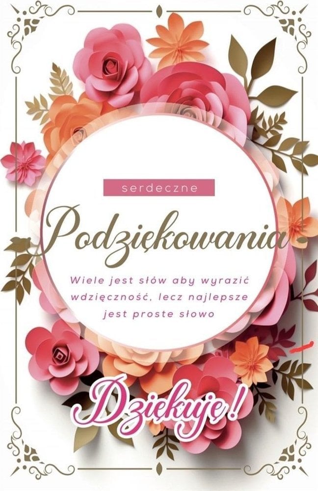 Teka Karnet Podziękowania