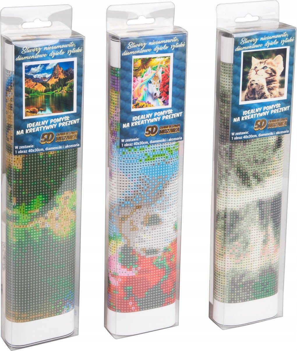 Norimpex Diamentowa Mozaika Piesek W Kwiatach 30x40