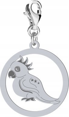 Radziszewska Jewellery Srebrny Charms CUTIE PAPUŻKA DEDYKACJA