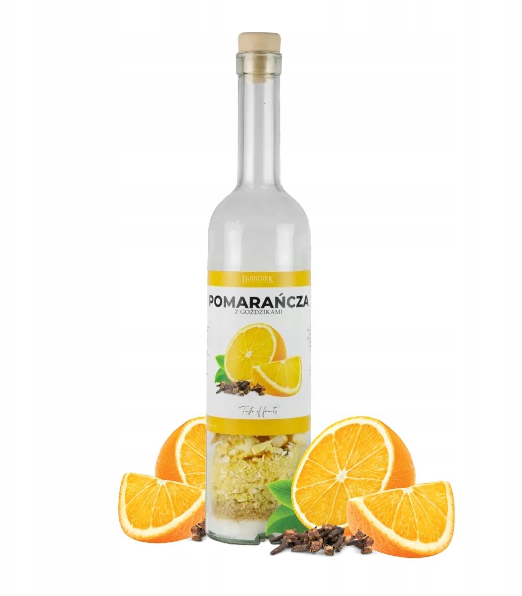Bimberek Butelka 0,5L z owocami domowa nalewka