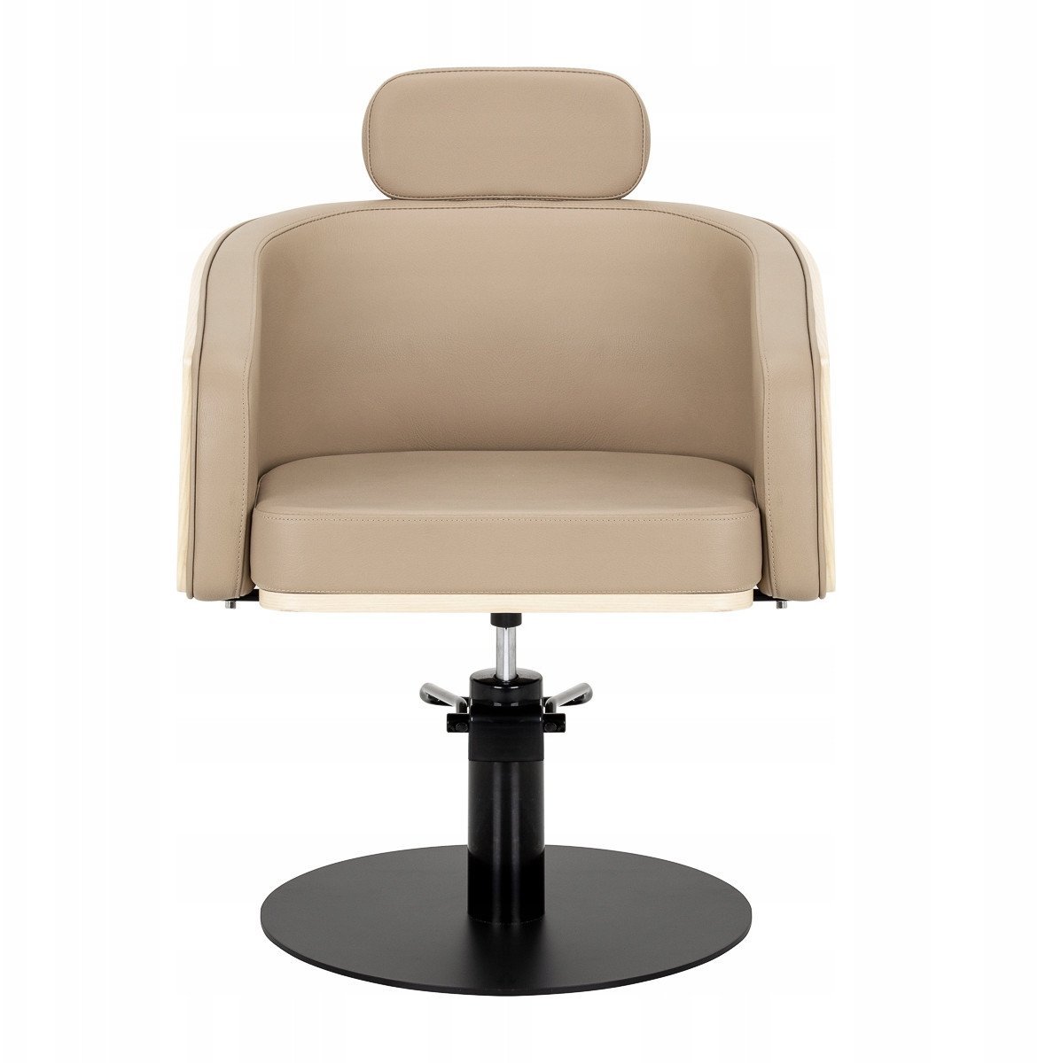 Gabbiano fotel fryzjerski Wratislavia beżowy czarna podstawa