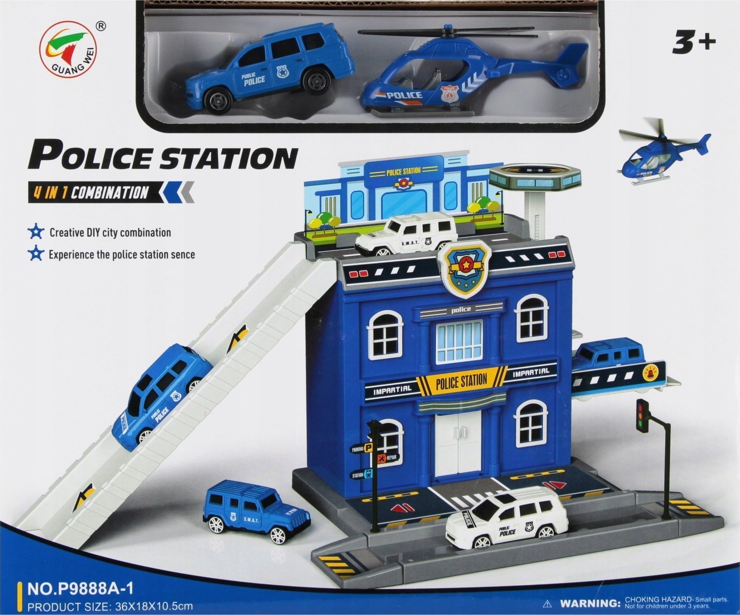 Mega Creative PARKING POLICJA AKC 28X24X9 MC WB 36