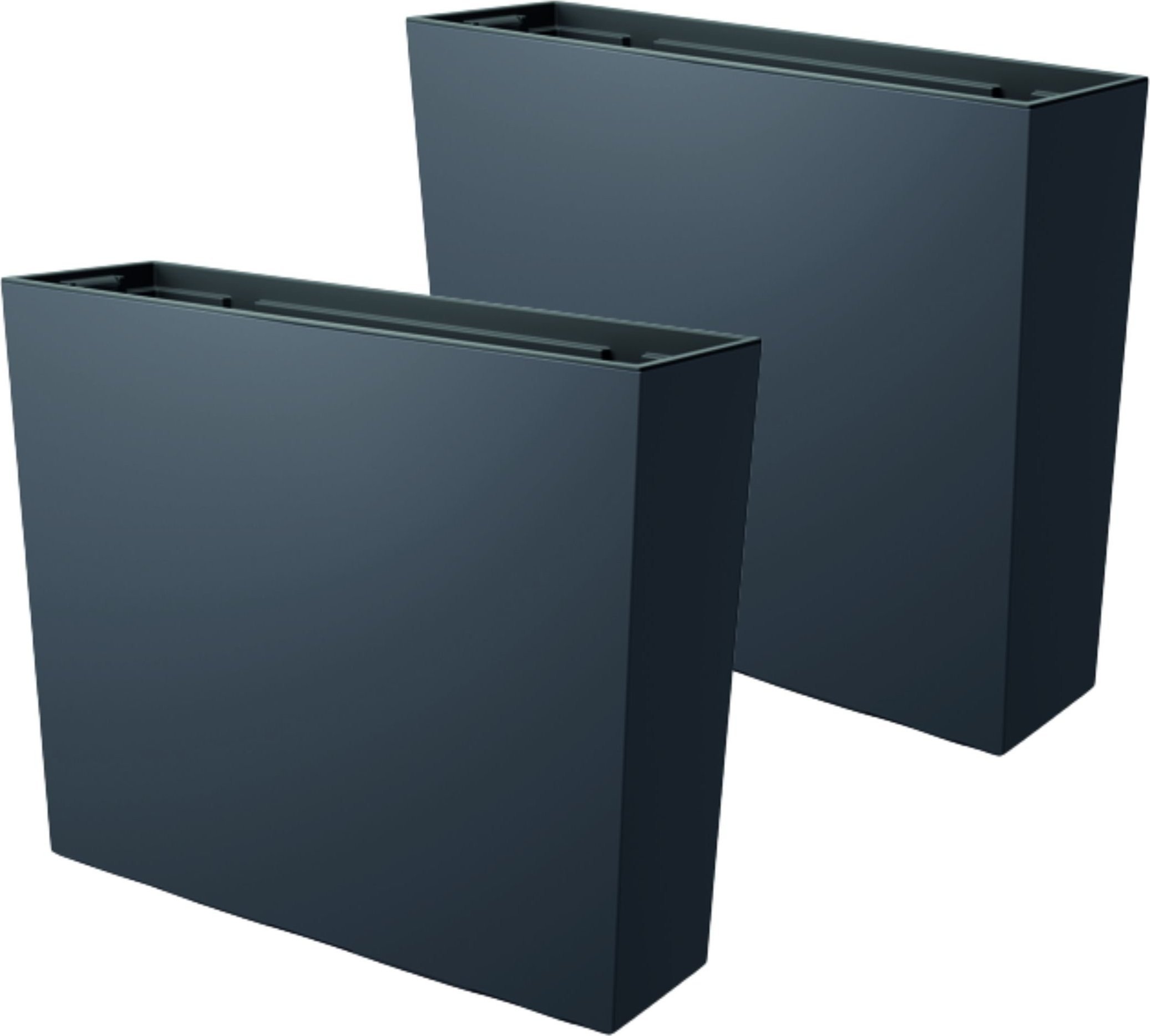 Prosperplast 2x Doniczka wysoka DUC600T Skrzynka tarasowa Donica