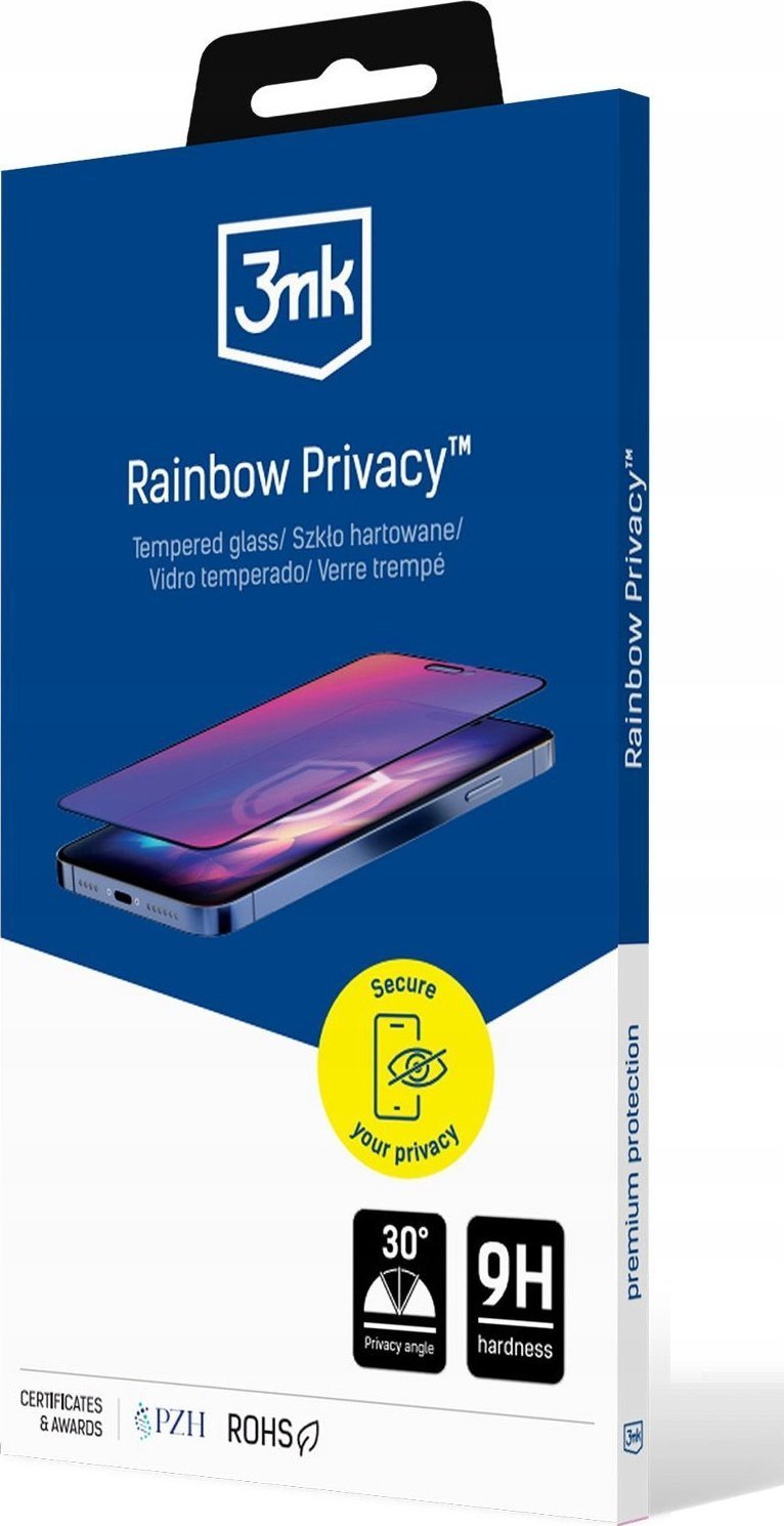 Folia prywatyzująca 3MK Rainbow Privacy do Apple iPhone 16E
