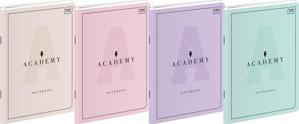 Interdruk Zeszyt A5/60K linia Academy Pastel (10szt)