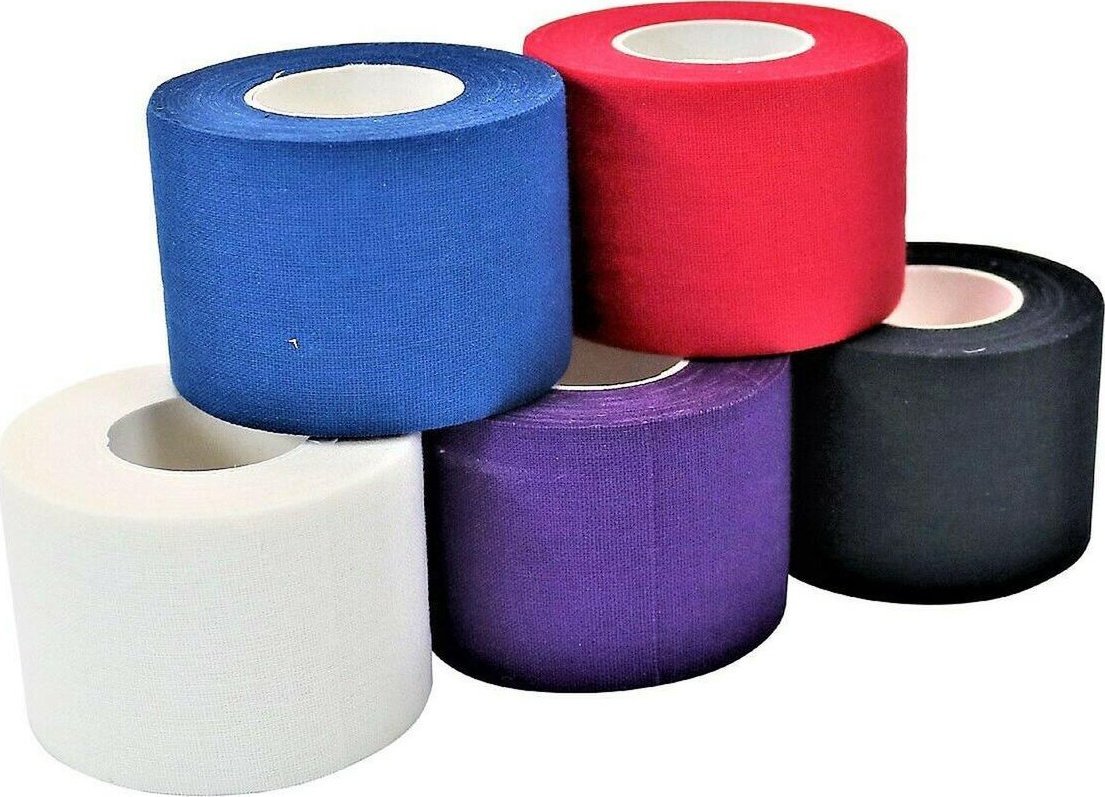 Dunlop TAŚMA TEJP TAPE SPORTOWA KINESIOLOGICZNA 7,3Mx3,8CM DUNLOP BIAŁA