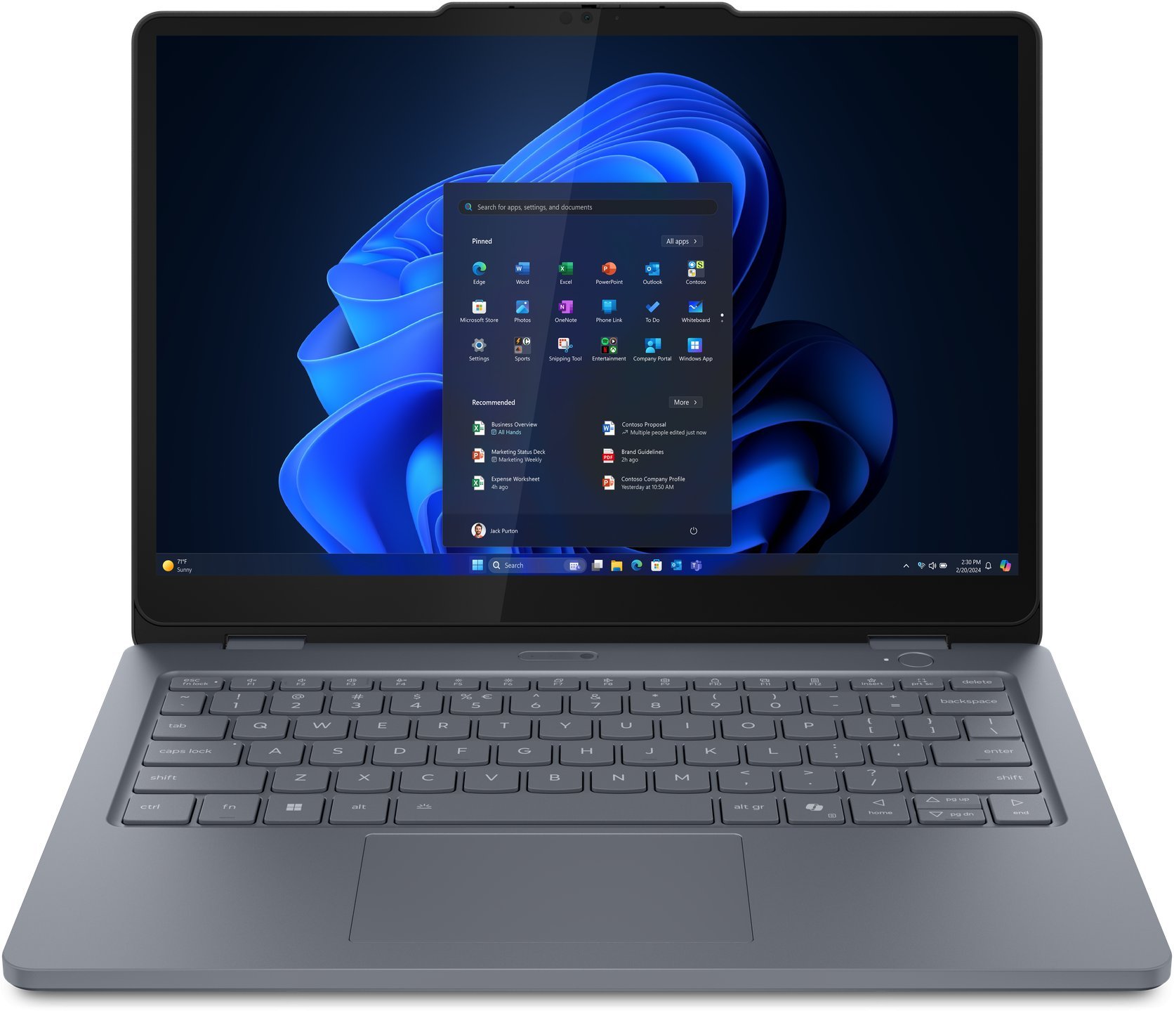 LENOVO 13w 2-in-1 G3 Intel Core 5 120U 33,78cm 13,3Zoll WUXGA 16GB 512GB SSD UMA W11P No WWAN Integrat Pen Touch Luna Grey TopSeller