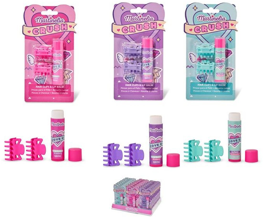 Martinelia spinki do włosów i balsam