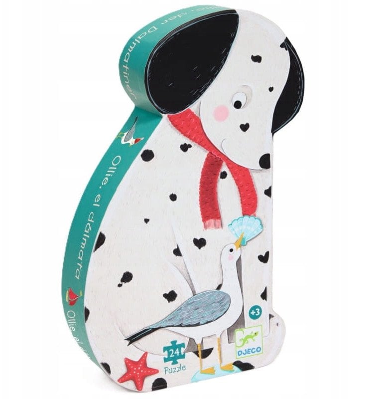 Djeco Puzzle sylwetkowe - Dalmatinas Ollie (24 elementów)