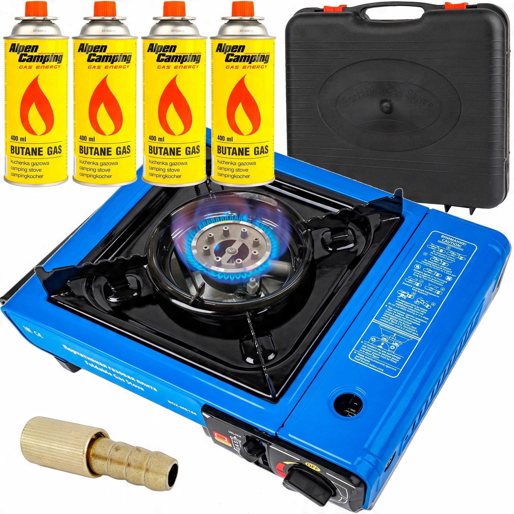 Kuchenka gazowa turystyczna polowa 2w1