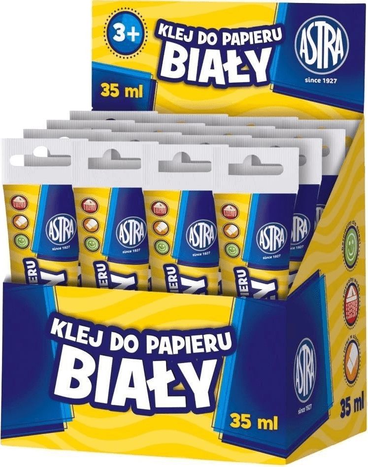 Astra Klej w tubie biały do papieru 35ml 16szt.
