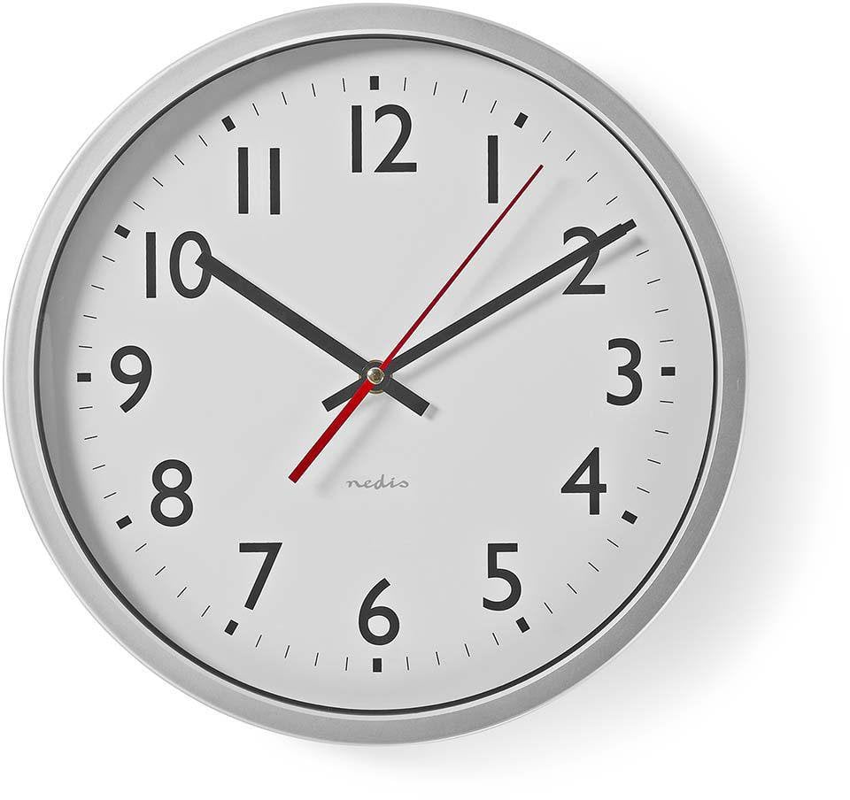 Nedis CLWA110WT Zegar ścienny 30cm CLWA110WT (5412810286447)