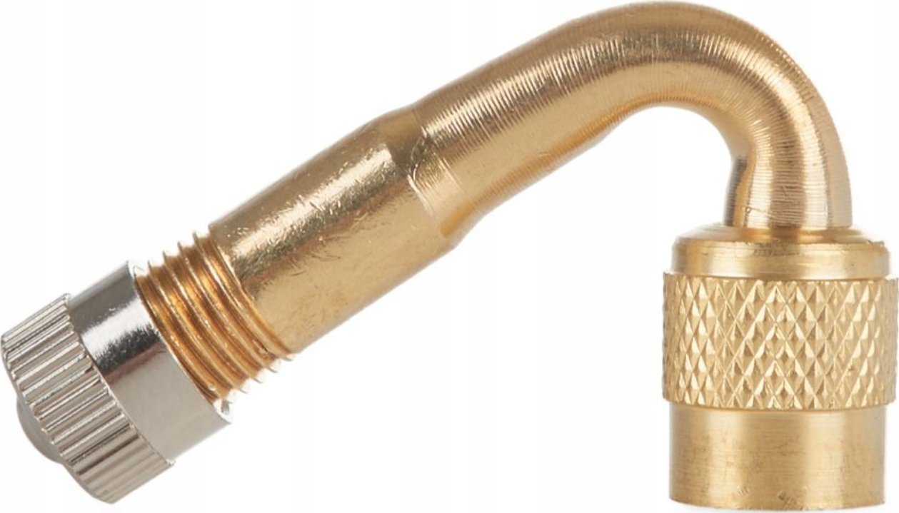 Geko Końcówka przedłużka do pompowania – mosiężna kątowa 45° 8mm (25/250)