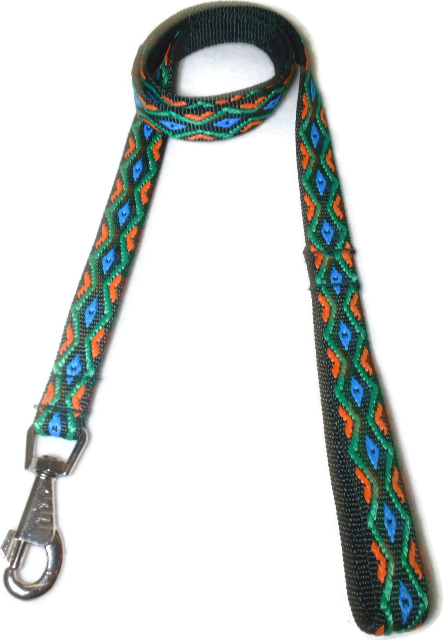 Alizoo Piękna tradycyjna smycz dla dużego psa 25mm/130cm Romb - ALIZOO