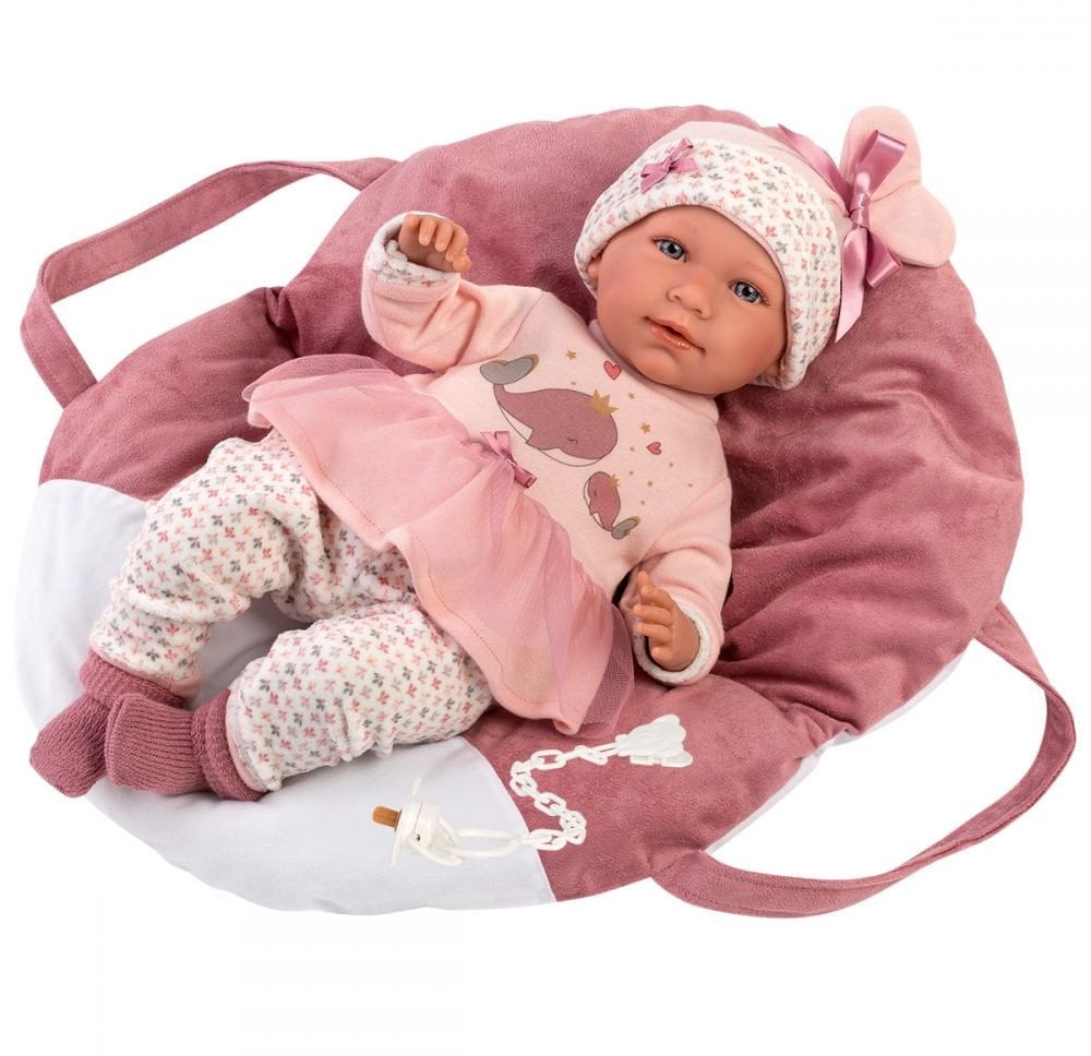 Llorens Llorens 17432 Lalka bobas Mimi 42 cm z poduszką