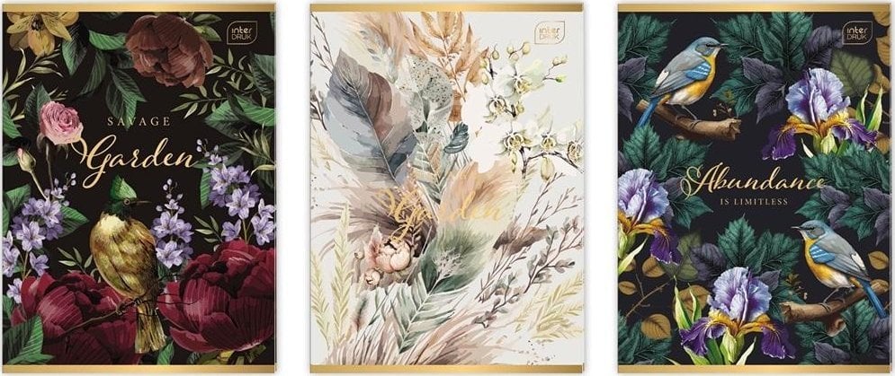 Interdruk Zeszyt A4/80K kratka Metallic Savage (5szt)