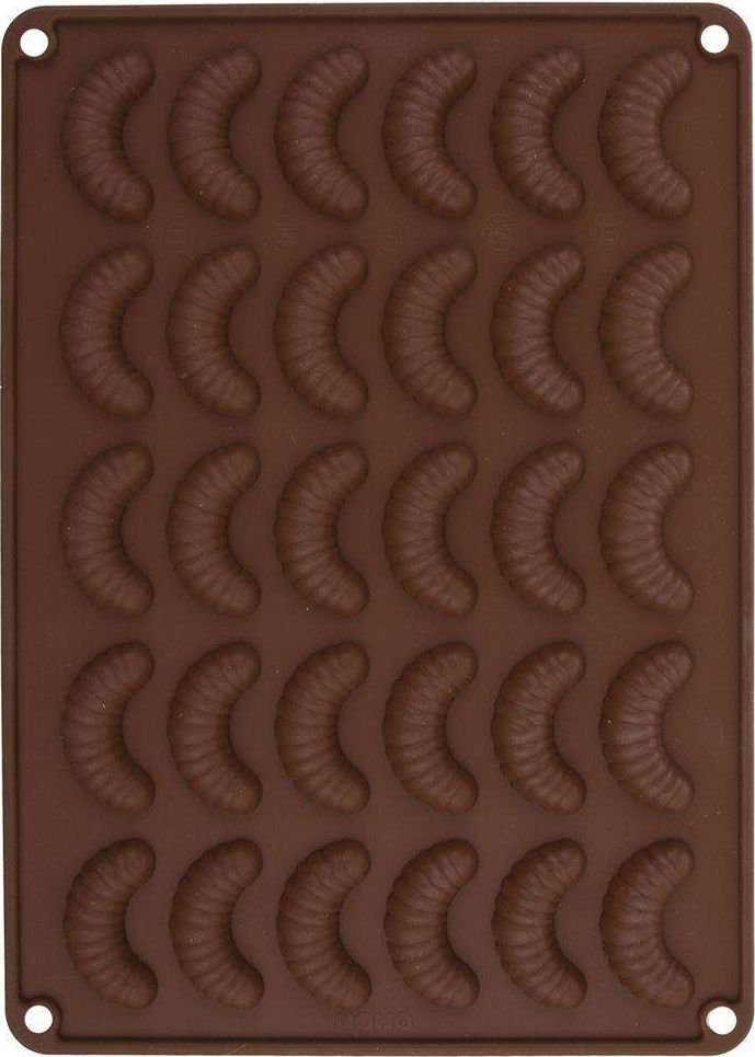 Orion Forma silikonowa ROGALIKI do pieczenia ciastek rogalików 30 sztuk