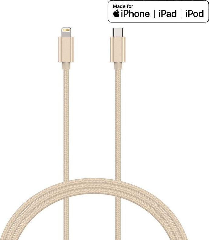 Kabel USB Kanex USB-C - Lightning 1.2 m Złoty (36322-uniw)