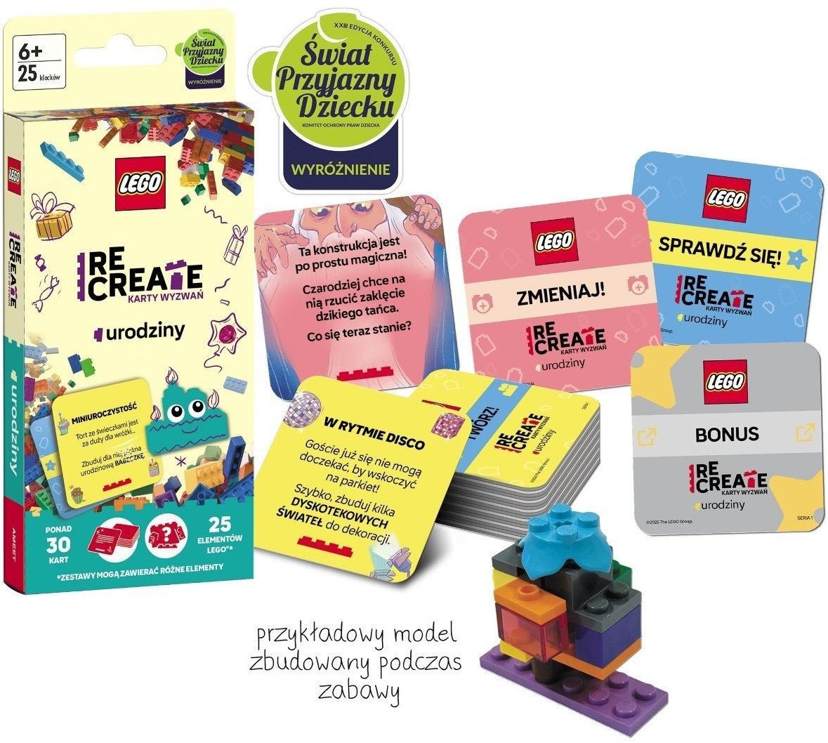Lego Recreate. Karty wyzwań. Urodziny