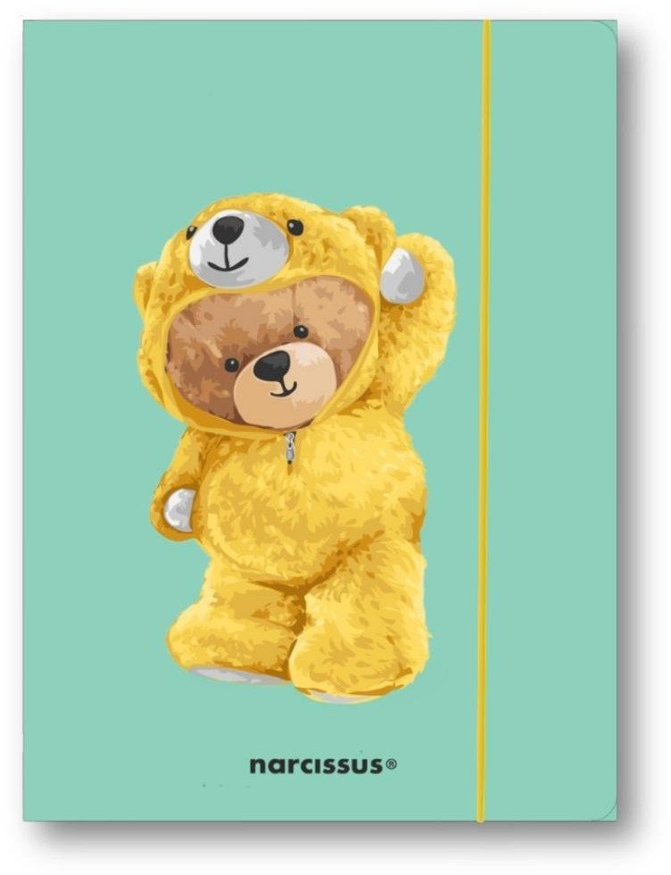 Cetus-Bis Teczka A4+ z gumką Teddies&Miś w dresiku