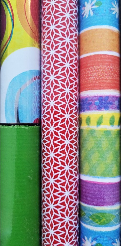 Zestaw ozdobny do pakowania prezentów 57cmx2m NR.2