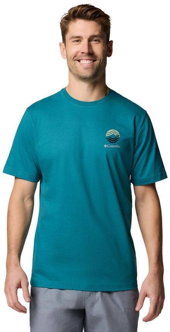 Columbia Kettle River Outdoor Tee 2120411364 Zielone M