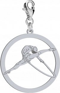 Radziszewska Jewellery Charms Gimnastyka Artystyczna z Obręczą Srebro 925 DEDYKACJA GRATIS