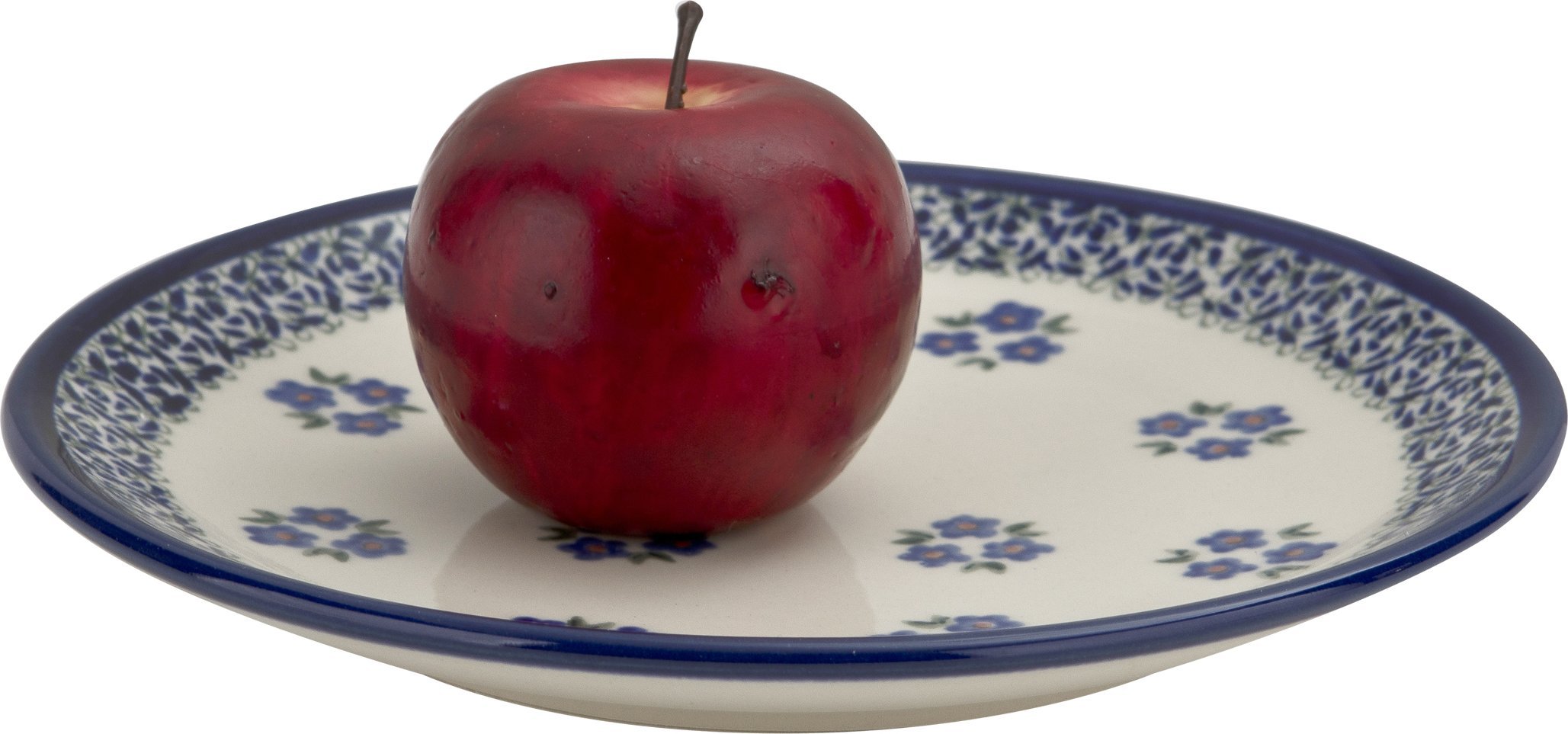 Bolesławiec Talerz płytki deserowy 19,5 cm Bolesławiec Dekor 224